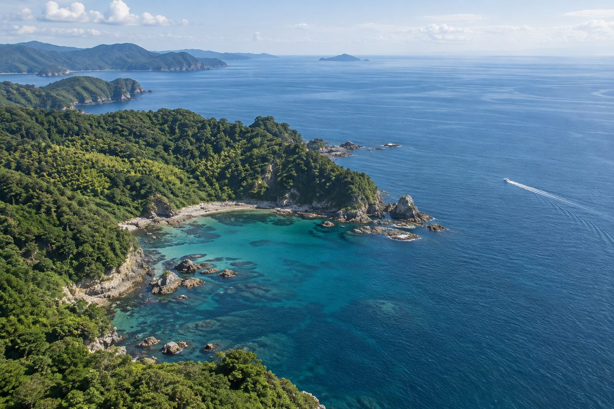 日本の海岸線